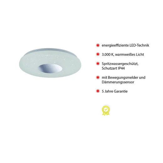 Lampa sufitowa LAVINIA 14422-17 - chrom