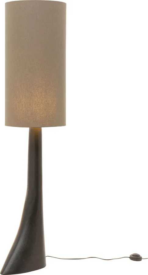 Lampa podłogowa FLY - beżowy/czarny