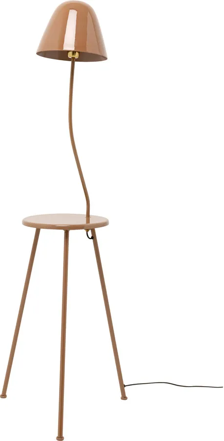 Lampa podłogowa TABLE - brązowy