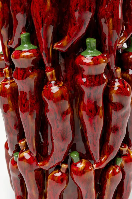 Wazon CHILI 35 cm - czerwony