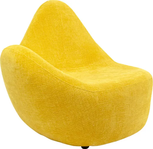 Fotel GLOW WAVE Medium - żółty