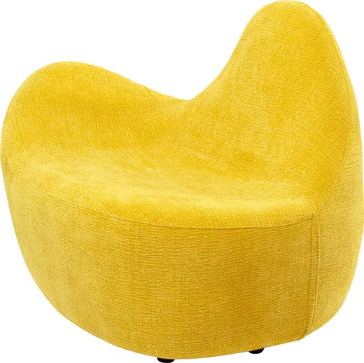 Fotel GLOW WAVE Medium - żółty