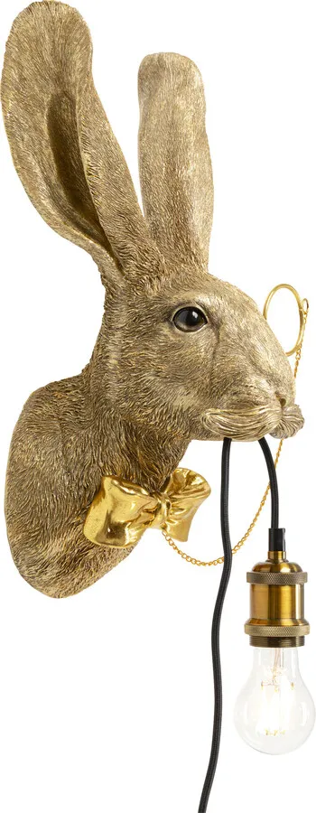 Kinkiet ANIMAL RABBIT - złoty