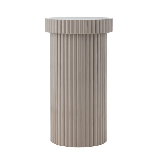 Stolik pomocniczy okrągły TIMI 30 cm - szary