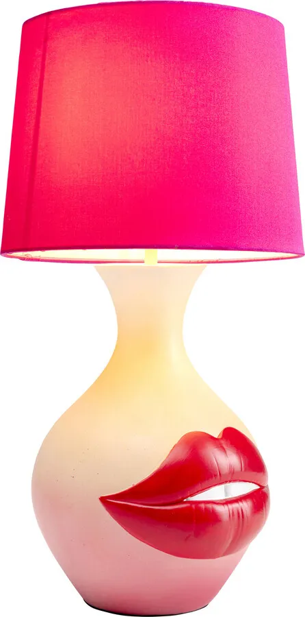 Lampa stołowa LABBRA - różowy