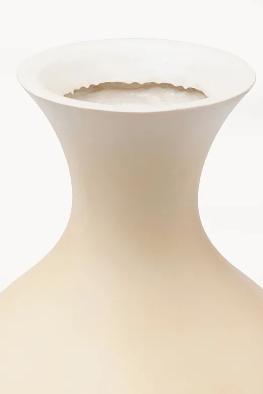 Wazon LABBRA 50 cm - beżowy/czerwony