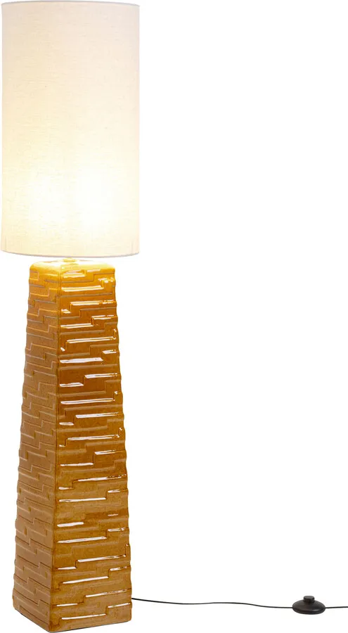 Lampa podłogowa SIENA - brązowy