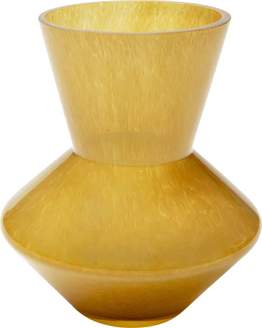 Wazon FLASHY AMBER 20 cm - żółty