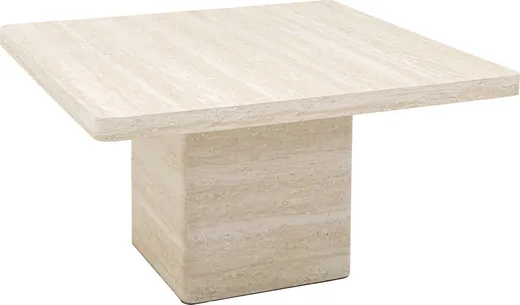 Stolik kawowy TRAVI 80x80 - beżowy