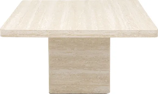 Stolik kawowy TRAVI 80x80 - beżowy