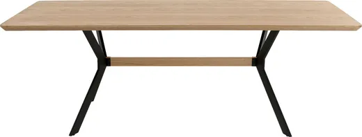 Stół MIDTOWN OAK 220x100 - naturalny/czarny