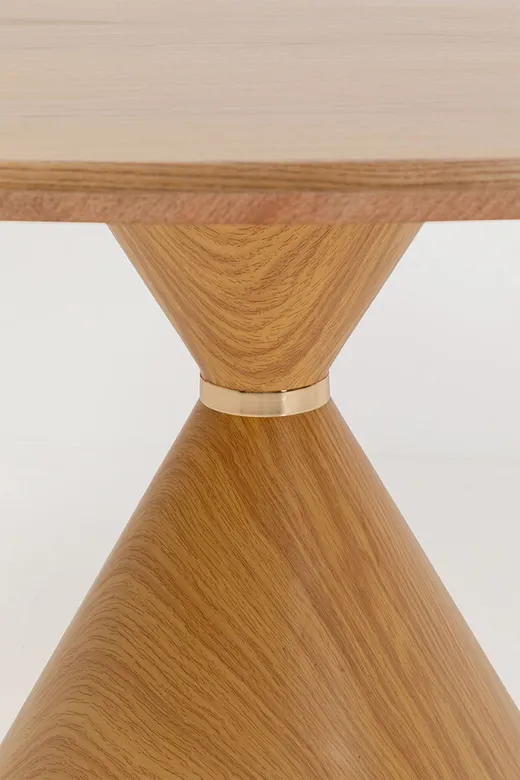 Stół okrągły CONO OAK 120 cm - dąb