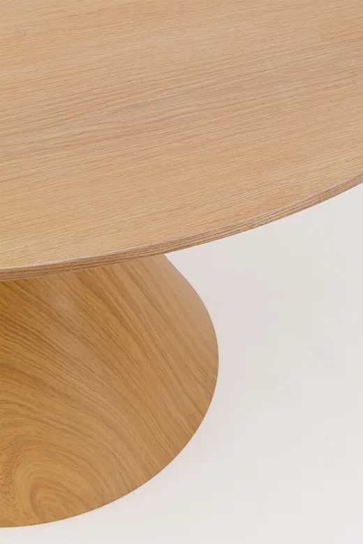 Stół okrągły CONO OAK 120 cm - dąb