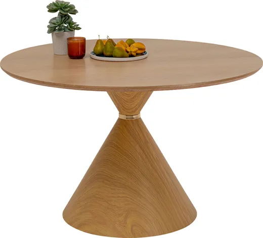 Stół okrągły CONO OAK 120 cm - dąb