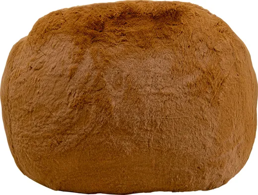 Fotel futrzany MIKA - brązowy