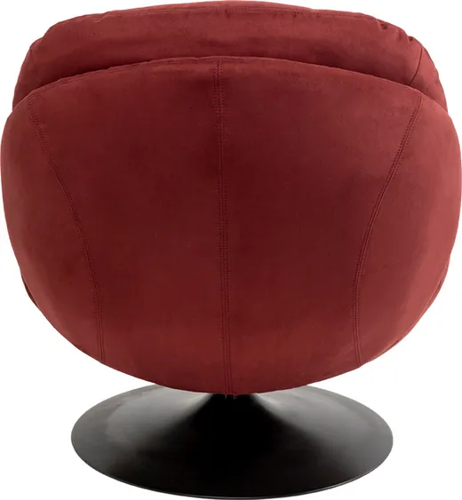 Fotel obrotowy COSY - winnoczerwony