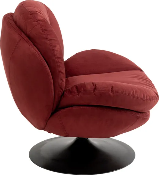 Fotel obrotowy COSY - winnoczerwony