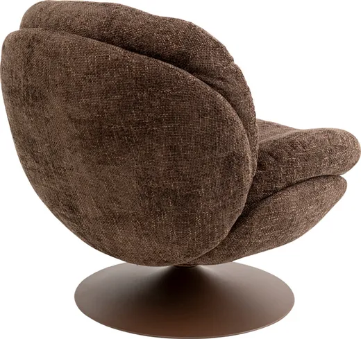 Fotel obrotowy COSY - brązowy