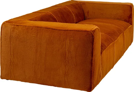 Sofa 3-osobowa CUBETTO SOFT - pomarańczowy