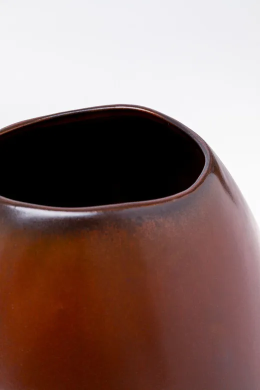 Wazon MILO 23 cm - brązowy
