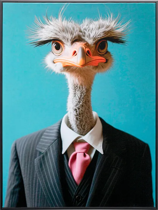 Obraz MISTER OSTRICH 45x60