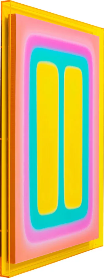 Obraz SQUARE SHAPES YELLOW 60x80