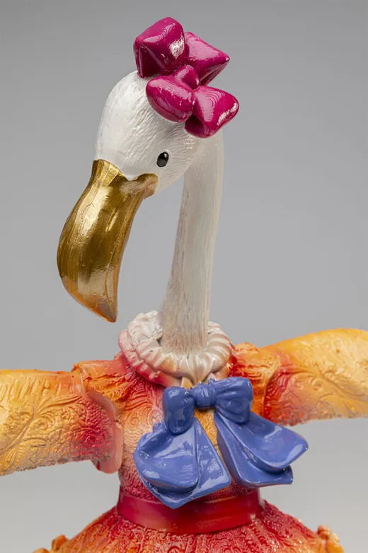 Świecznik FLAMINGO ROYAL 45 cm - wielokolorowy