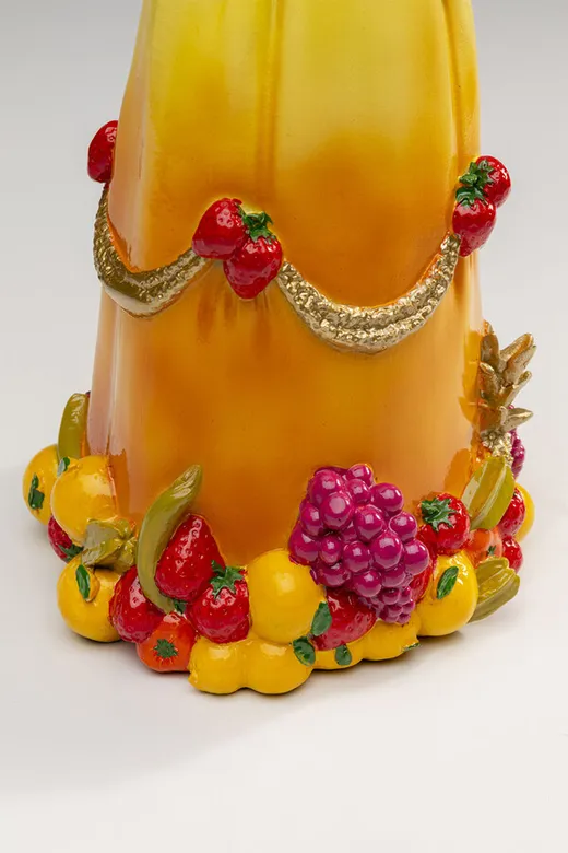 Świecznik PINEAPPLE LADY 36 cm - wielokolorowy