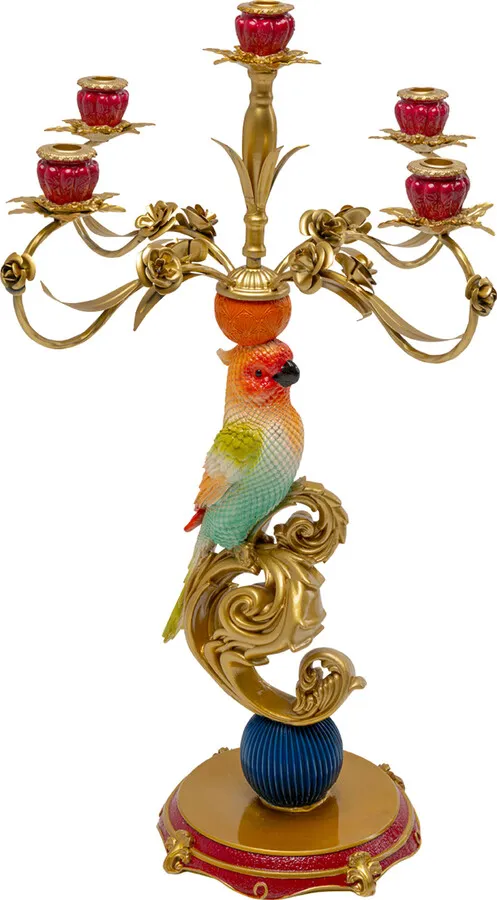 Świecznik BIRDY FIVE 76 cm - wielokolorowy