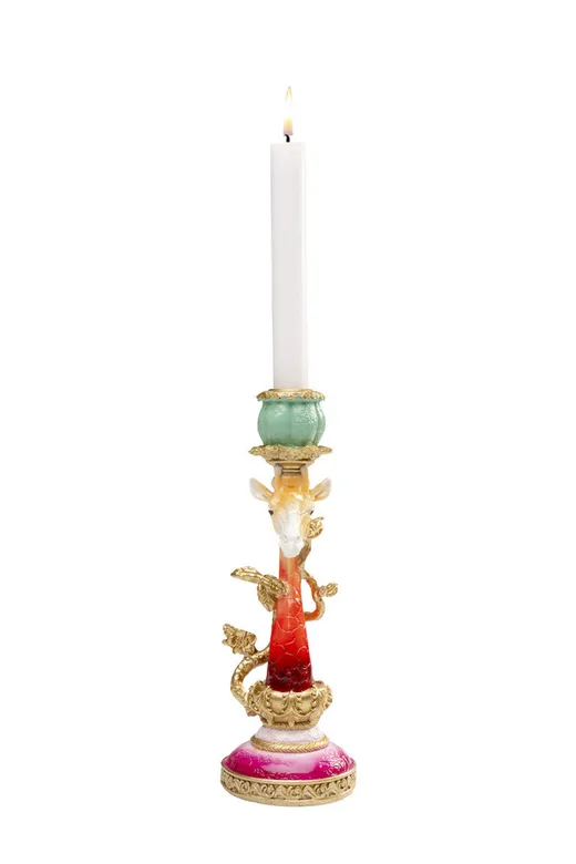 Świecznik GIRAFFE 26 cm - wielokolorowy
