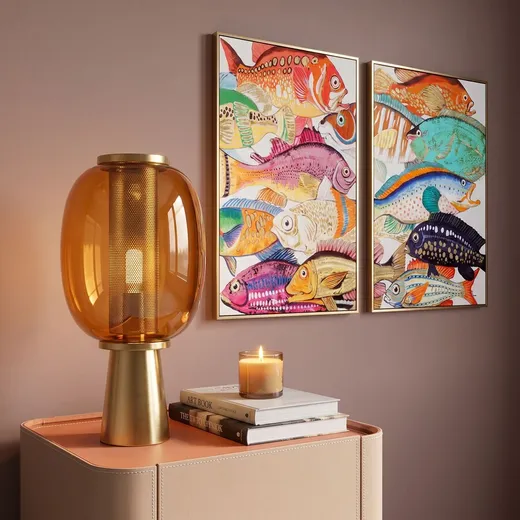 Lampa stołowa AMY - miedziany