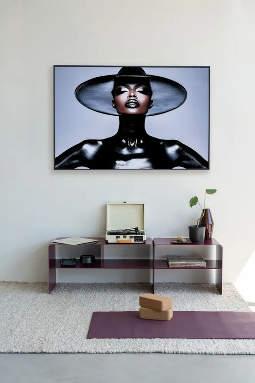Obraz szklany BLACK HAT LADY 150x100
