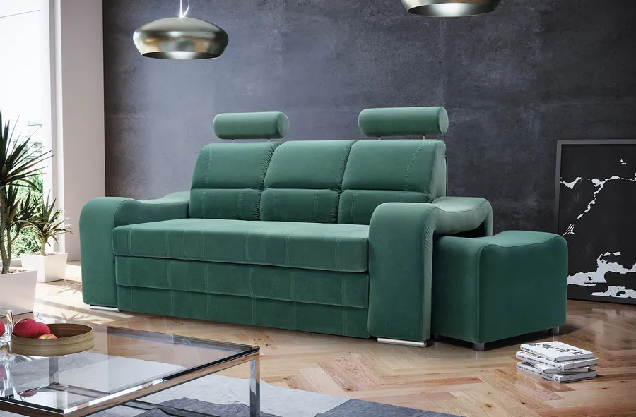 Sofa rozkładana WENUS z pufami