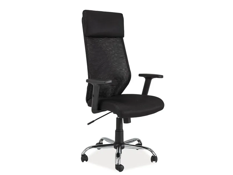 Fotel obrotowy Q-211 - czarny