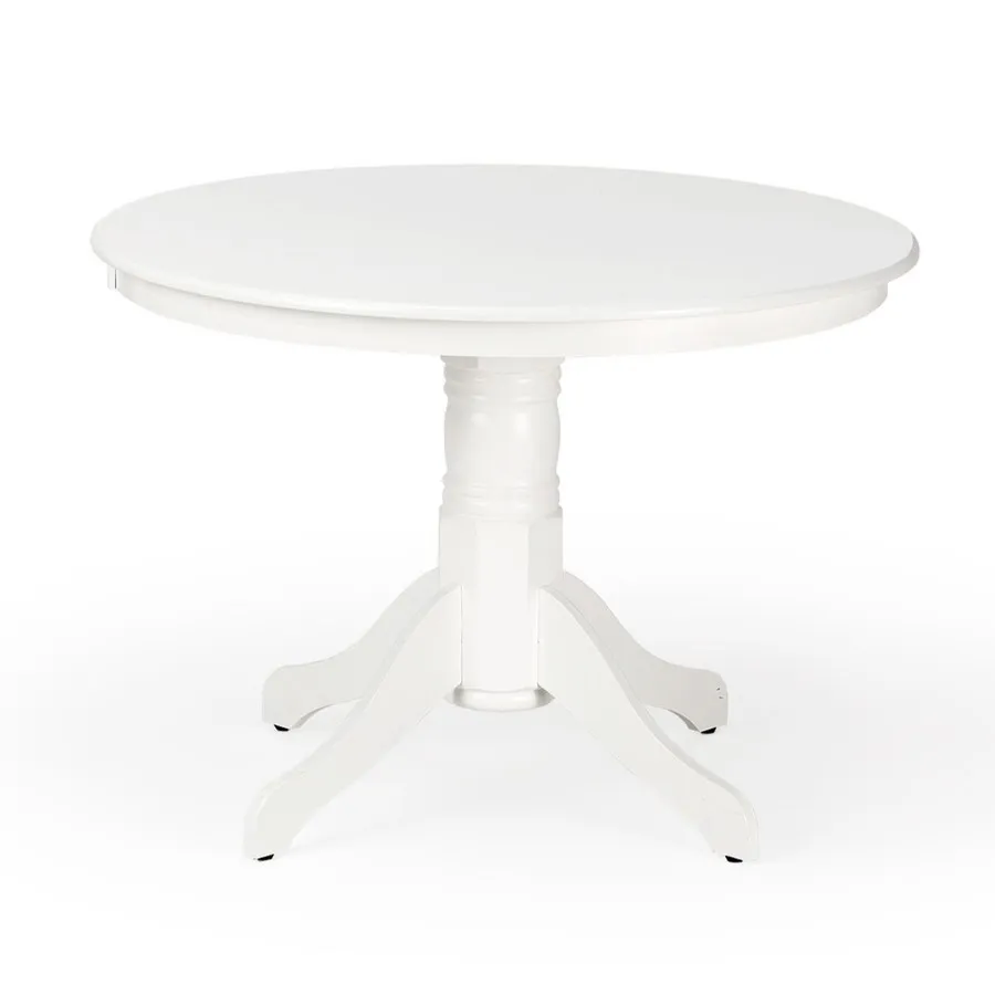 Stół okrągły GLOSTER 106 cm - biały