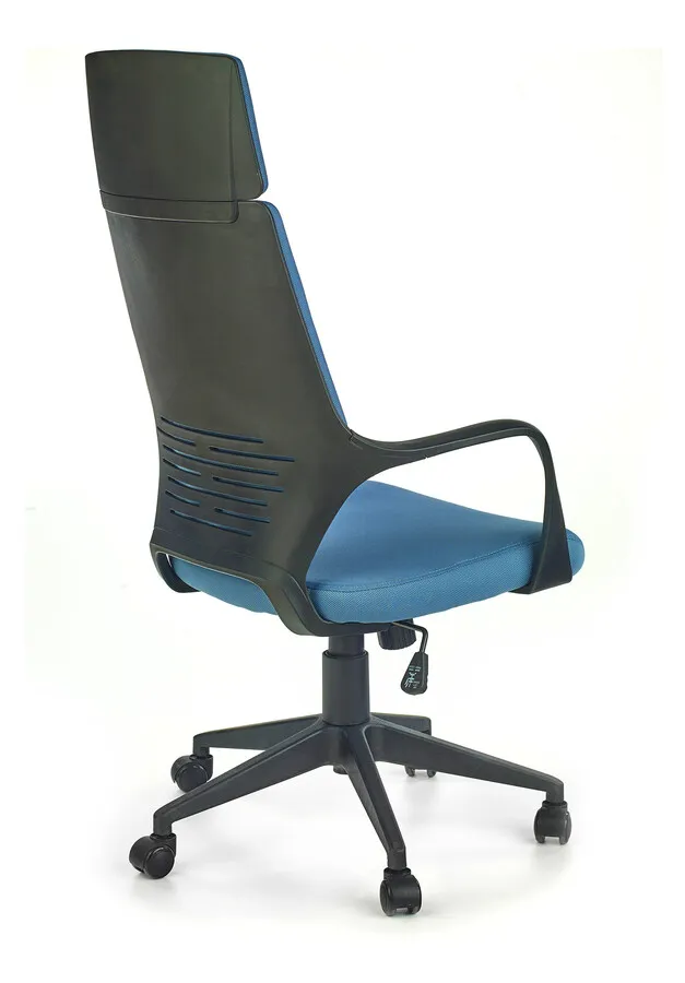 Fotel gabinetowy VOYAGER - niebiesko-czarny