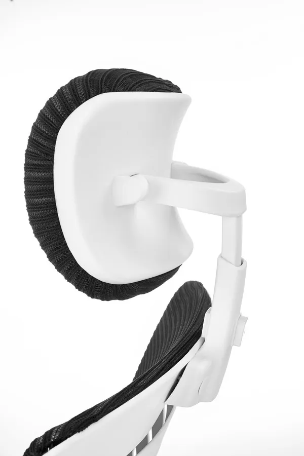 Fotel biurowy SOCKET - czarny/biały