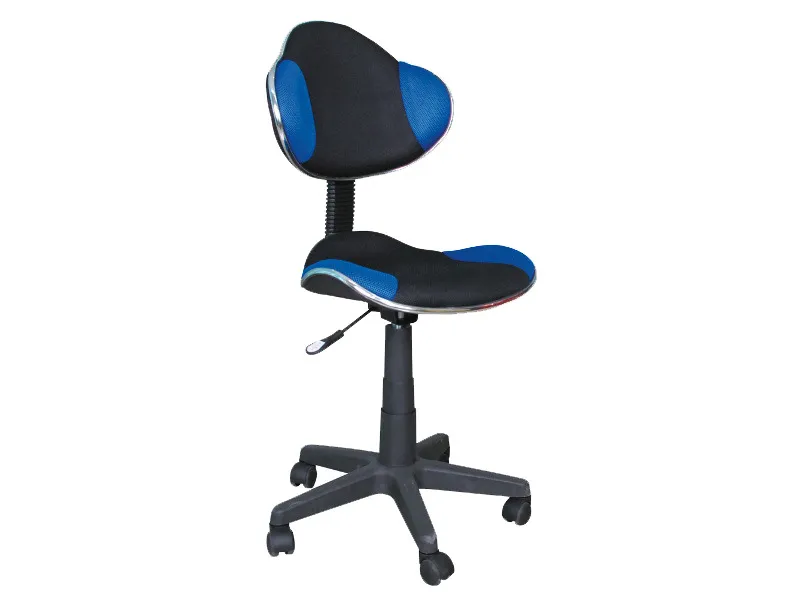 Fotel obrotowy Q-G2 - czarny/niebieski