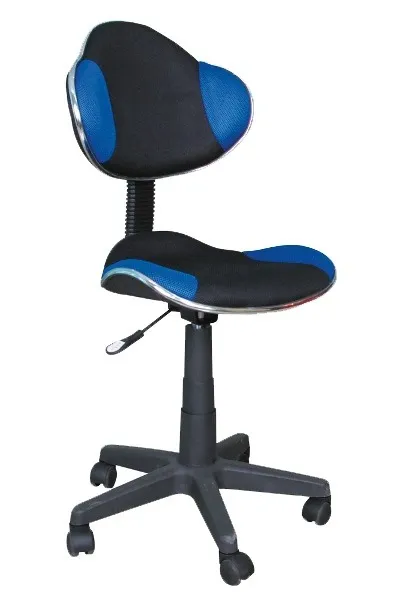 Fotel obrotowy Q-G2 - czarny/niebieski
