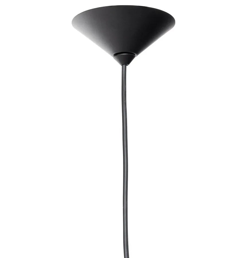 Lampa wisząca BET SHADE FAT - czarny/złoty