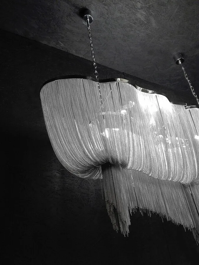 Lampa wisząca ATLANTA LONG - aluminium