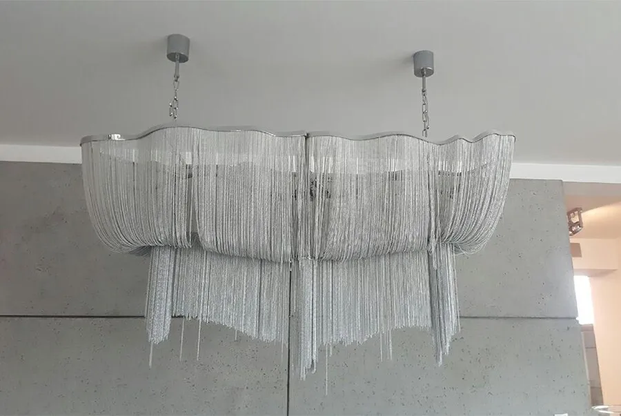 Lampa wisząca ATLANTA LONG - aluminium