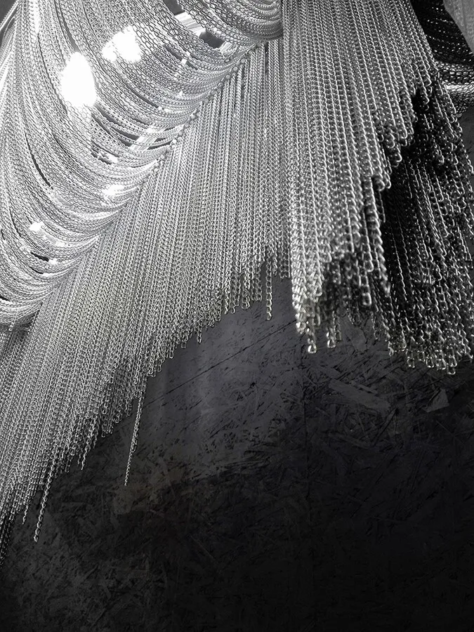 Lampa wisząca ATLANTA LONG - aluminium