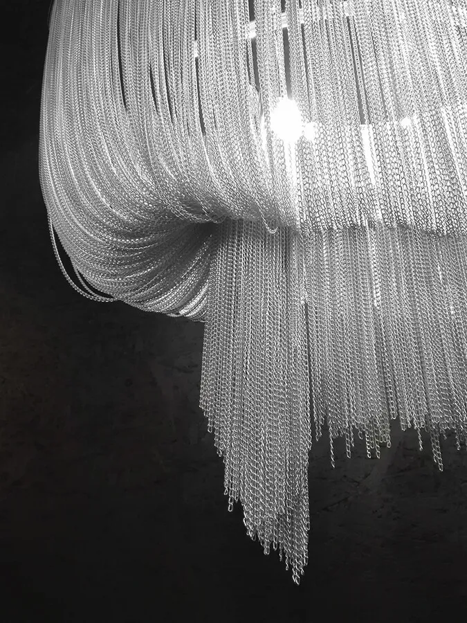 Lampa wisząca ATLANTA LONG - aluminium