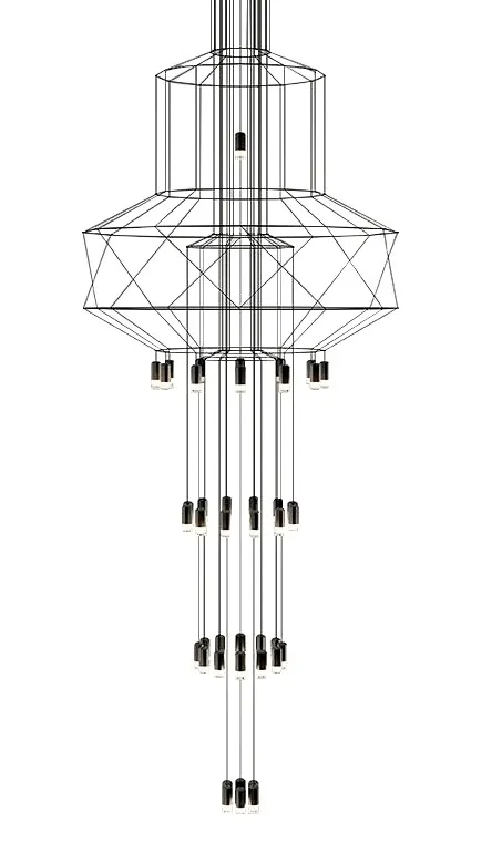 Lampa wisząca FLUSSO 43 - czarny
