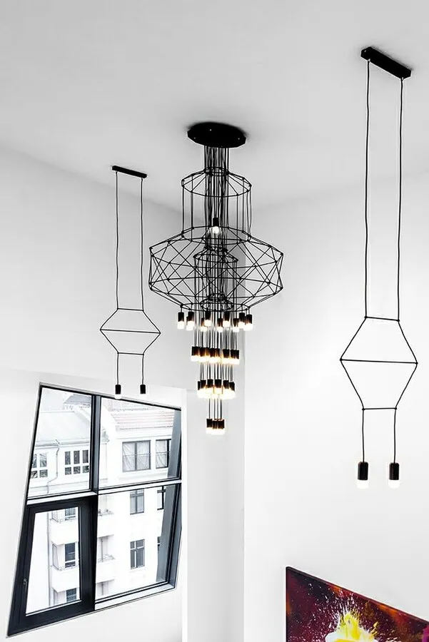 Lampa wisząca FLUSSO 43 - czarny