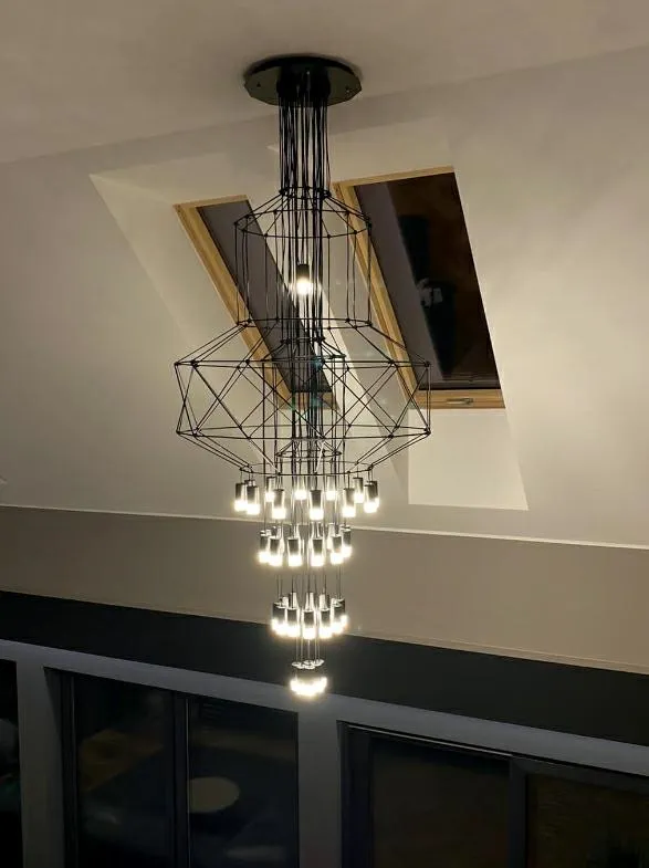 Lampa wisząca FLUSSO 43 - czarny
