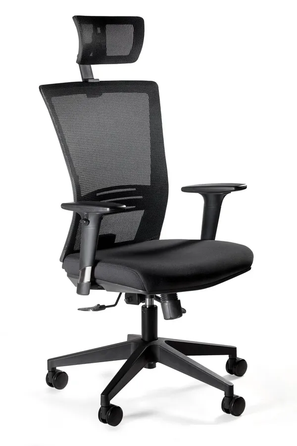 Fotel biurowy ERGONIC - czarny