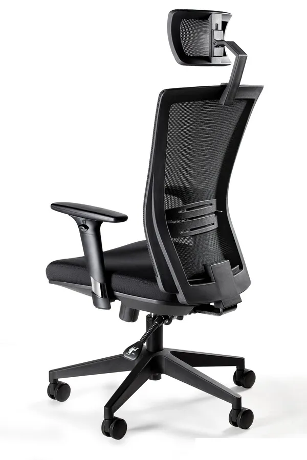 Fotel biurowy ERGONIC - czarny