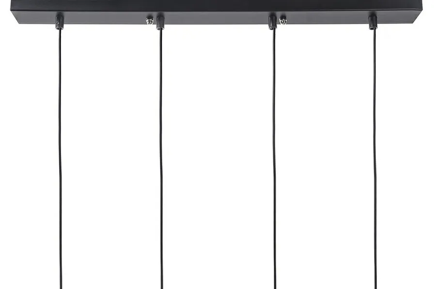 Lampa wisząca FLUSSO LINE 4 - czarny